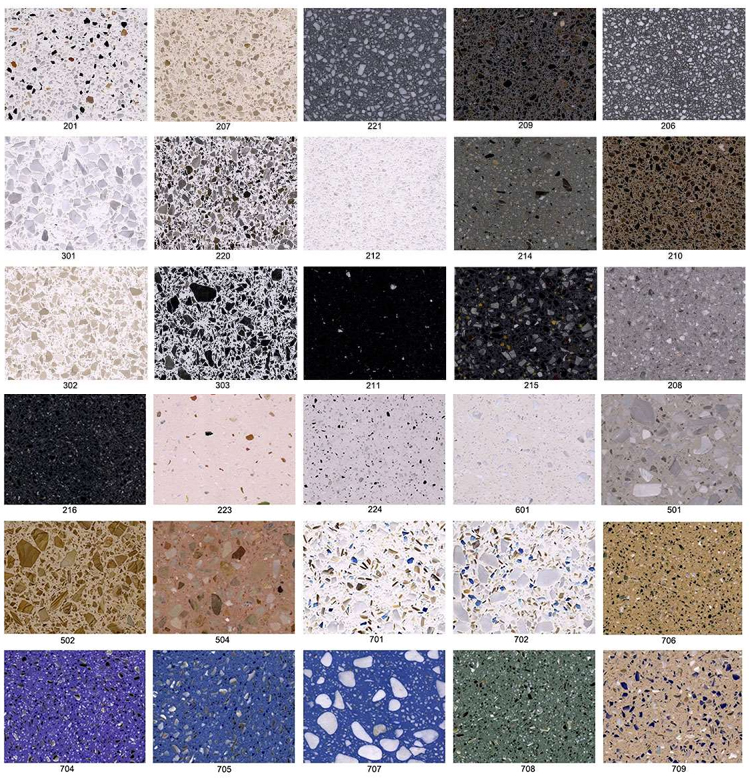YDSTONE Terrace Interior Decoration Balcony Terrazzo Floorings Tiles Wholesale Price Artificial Stone supplier