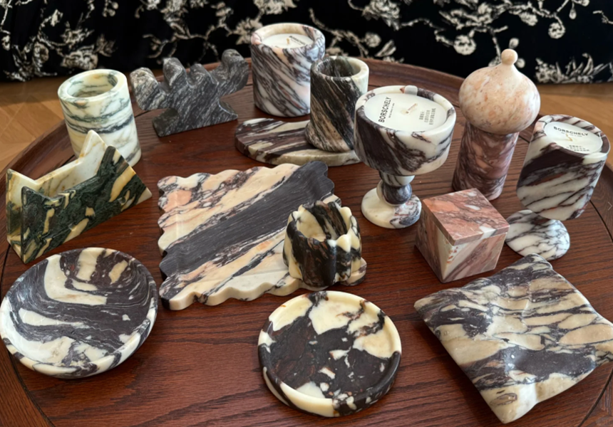 Popular stone material--Bulgari purple