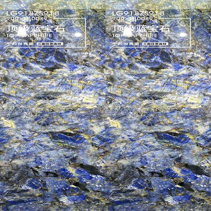 12MM Background Top-level Sapphire Artificial Stone Polished Stone 