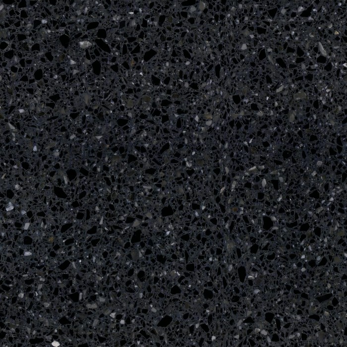 Factory Direct Artificial Stone Floor Tile Polished Black Terrazzo Tiles 600x600 Cement Tile