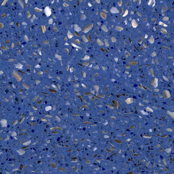 Colorful Pattern  Artificial Stone Floor Tile Polished Resin Terrazzo Slab Cement Tile
