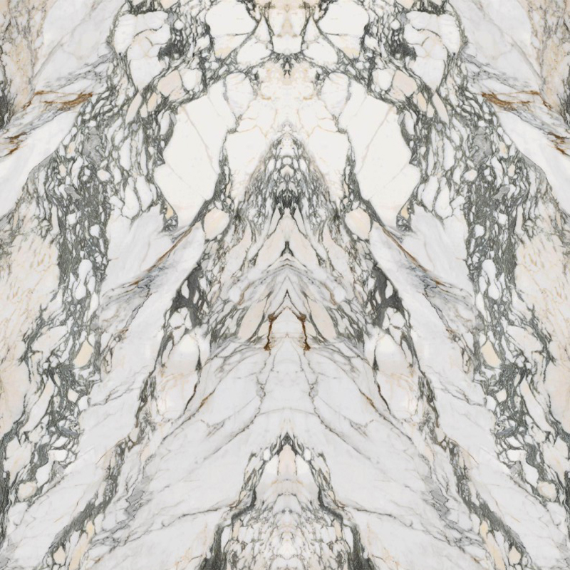 12mm Porcelain Slab Artificial Bulgari Sculpture White Sintered Stone Tiles