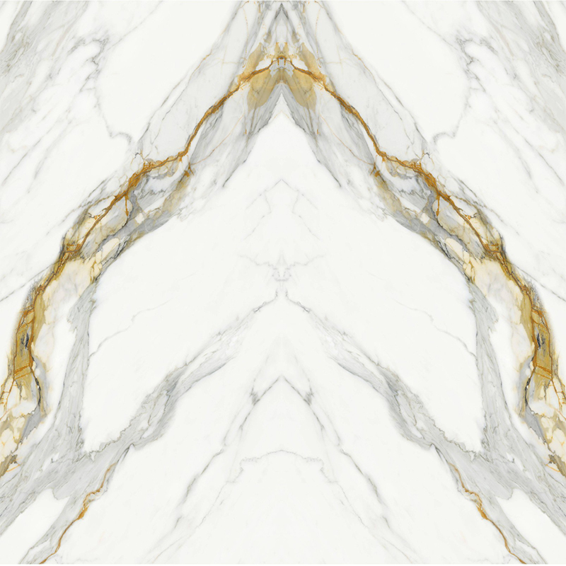 Large Size Calacatta Gold Sintered Stone For Wall