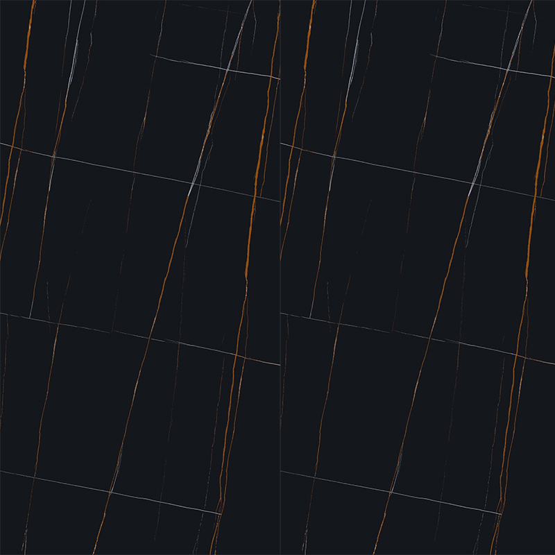 12MM Porcelain Wall Panel Noir Aziza Marble Sintered Stone Slabs