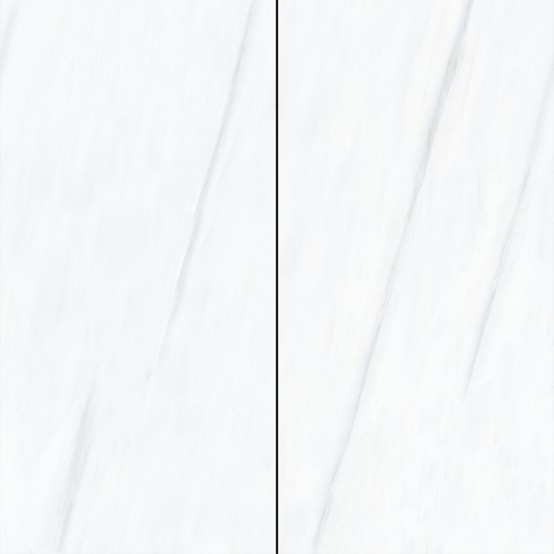 9MM Cut To Size Arctic Glacier White Sintered Stone Slabs For Livingroom