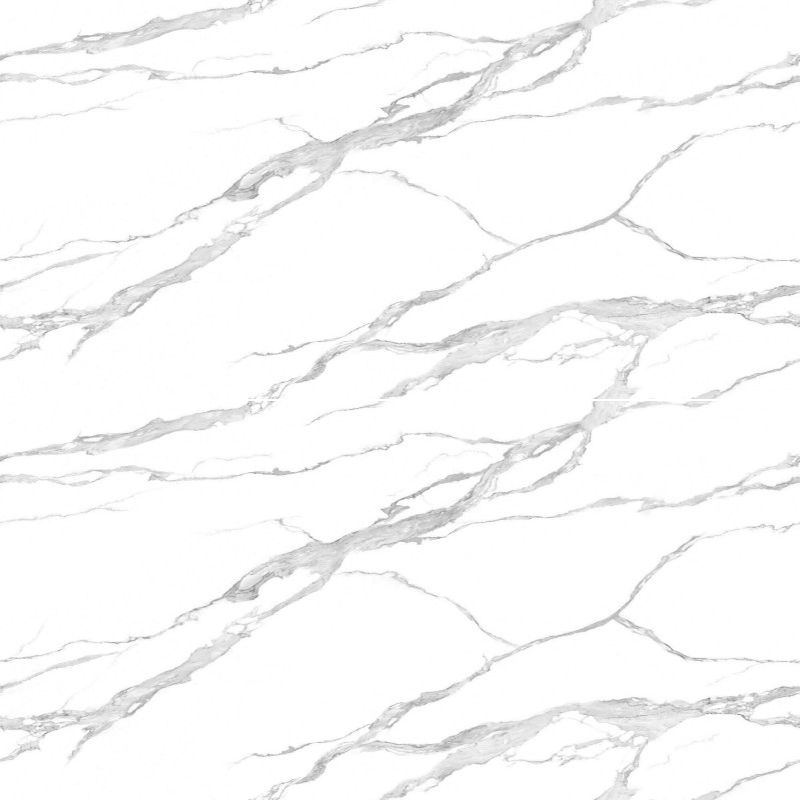15MM Snowy White Marble Stone Italian Marble Slab For Wall And Flooring