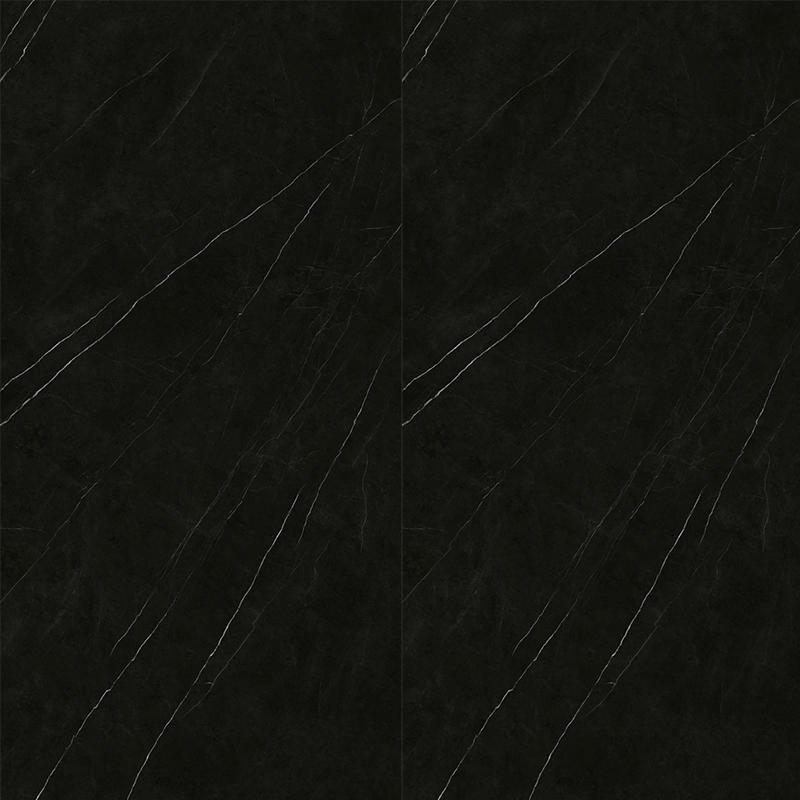 20MM Artificial Turkish Black Marquina Sintered Stone Slabs Home Decoration