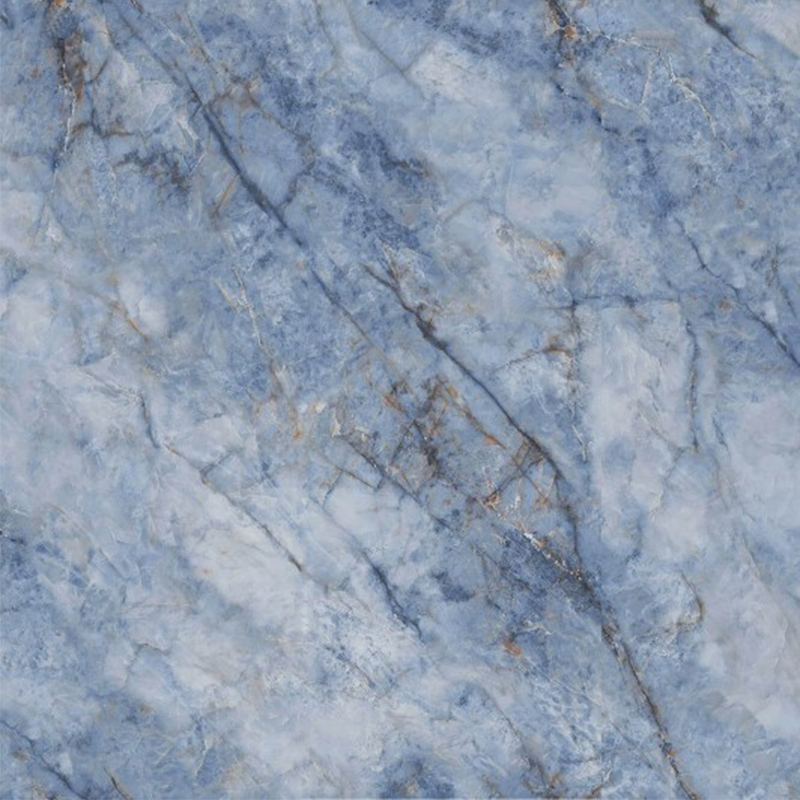 9MM Ocean Star Blue Sintered Stone Slabs Polished Hotel Decoration