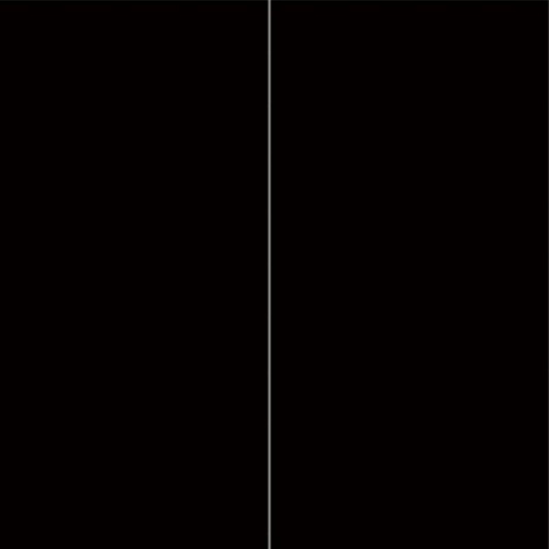 9MM Pure Black Sintered Stone Polished Slabs Indoor Decorative