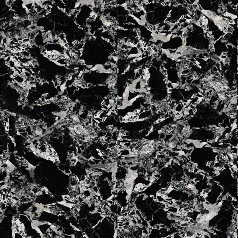 9MM Modern Design Napoleon Black Sintered Stone Honed Porcelain Slab 