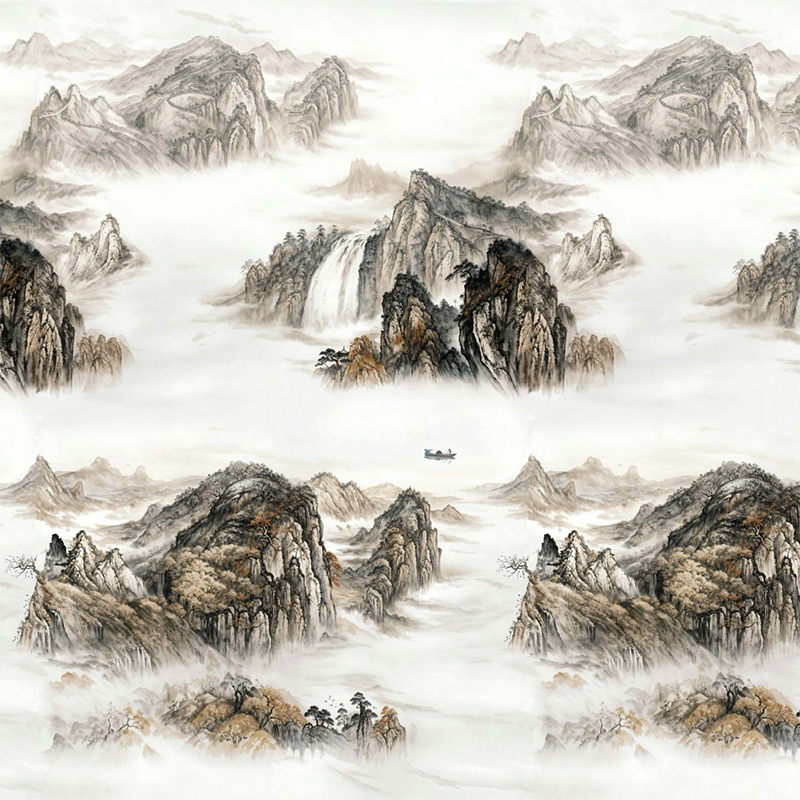 9MM Landscape Painting Series Sintered Stone Home Decoration