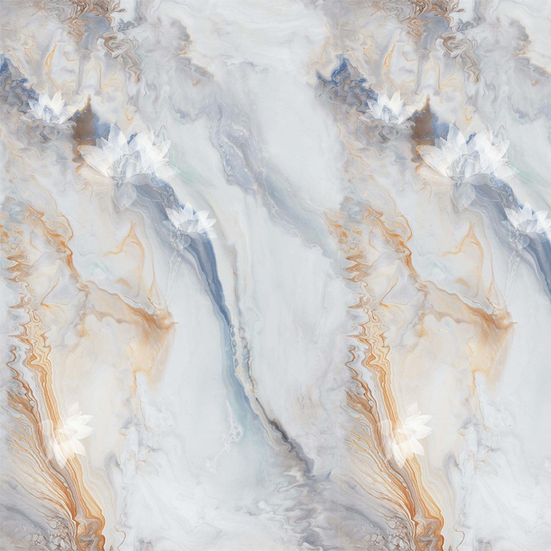 9MM Beautiful Water Pattern Sintered Stone Big Slab Home Decoration