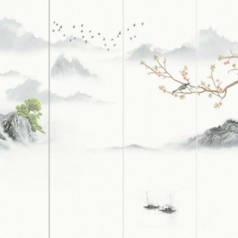 9MM Landscape Painting Series Sintered Stone Big Slab Wall Floor Decoraion