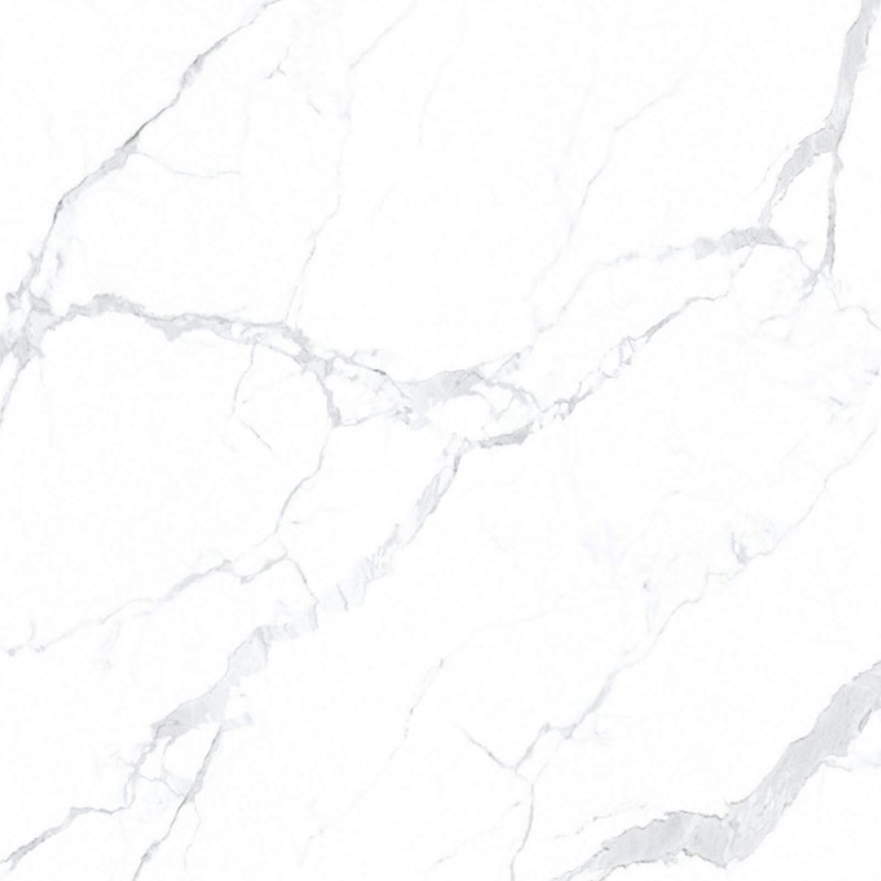 9MM Modern Super Snowflake White Sintered Stone Slab Kitchen Countertop