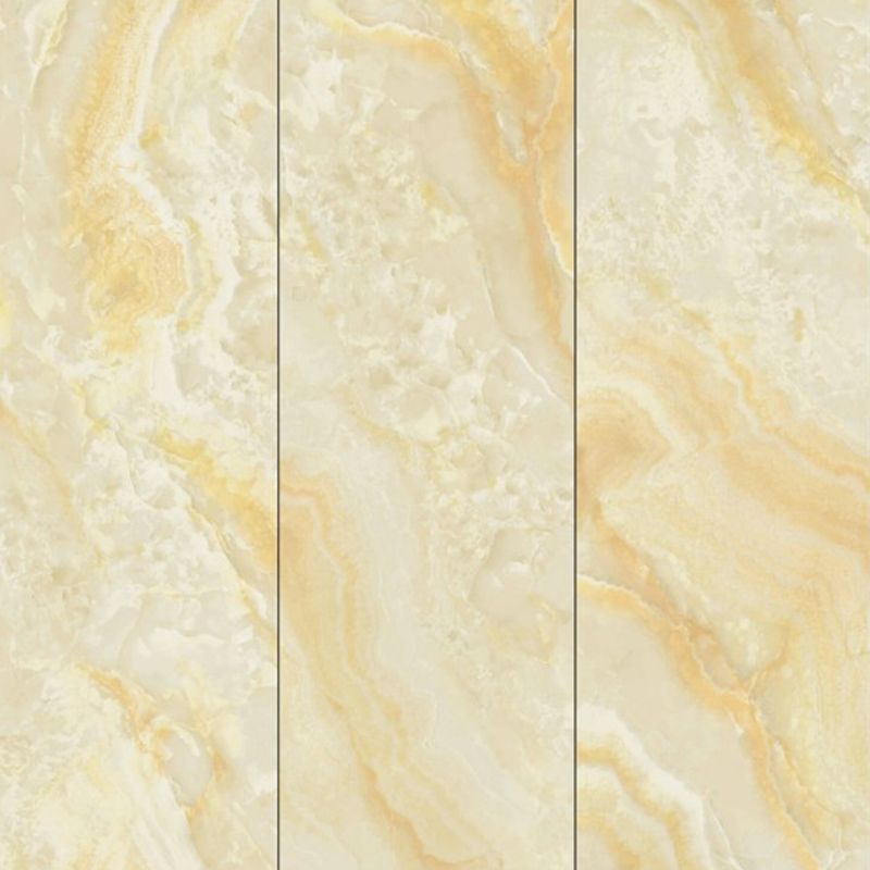 9MM Yellow Jade Sintered Stone Slab Villa Countertop Wall Floor