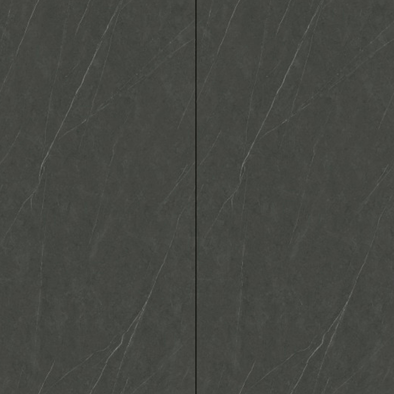 9MM Armani Dark Grey Sintered Stone Slab For Dining Table Or Flooring