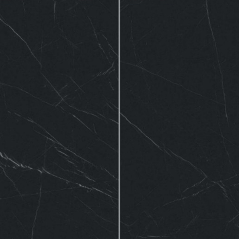 9MM Black Sintered Stone Polished Slabs Indoor Decorative