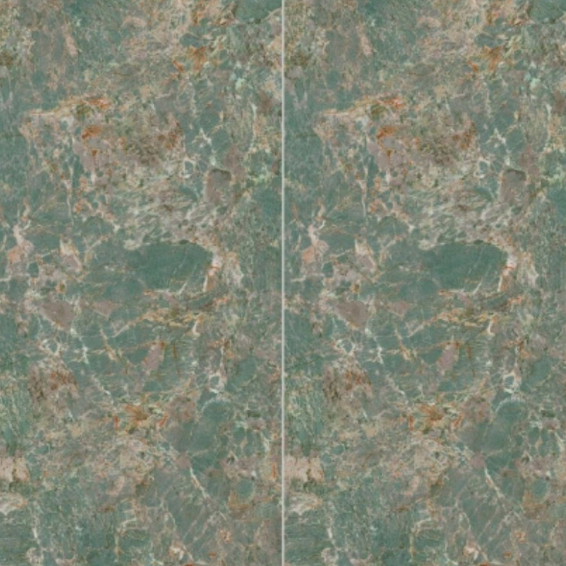 9MM Amazon Green Sintered Stone Slabs for Wall and Countertop 