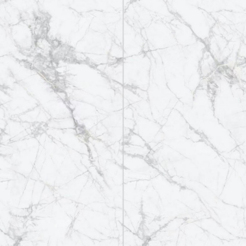 9MM Winter River Snow Polished Sintered Stone Slab For Wall Panel Floor