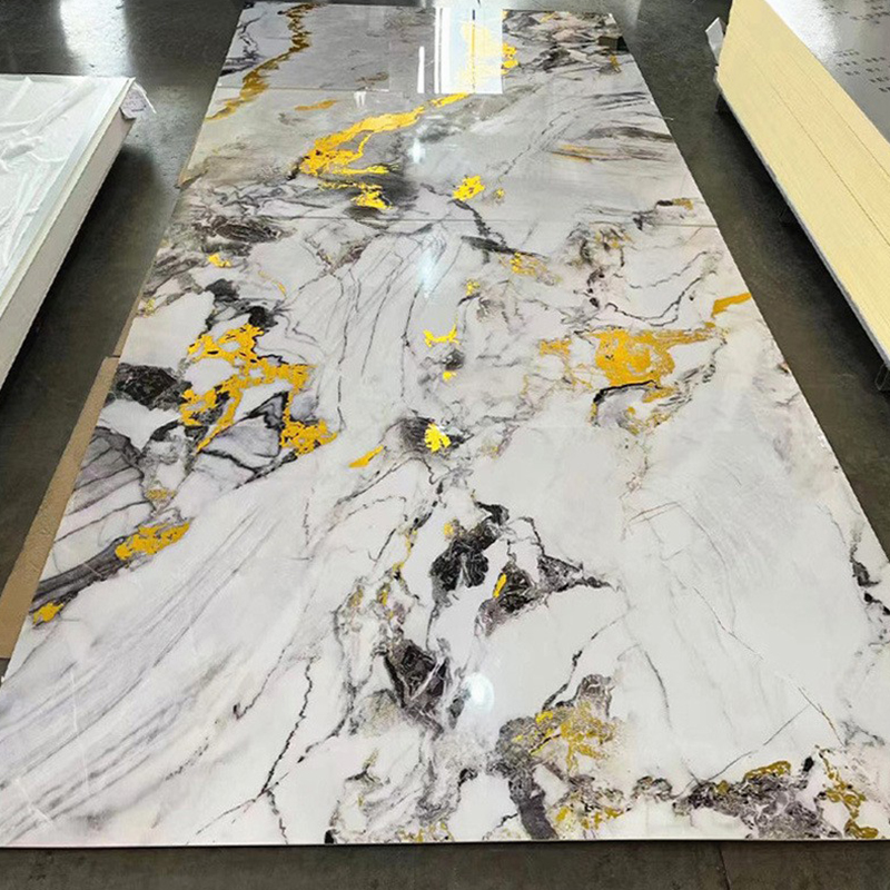 2.5mm Pvc Marble Sheet UV Marble Panels for Wall Decoration