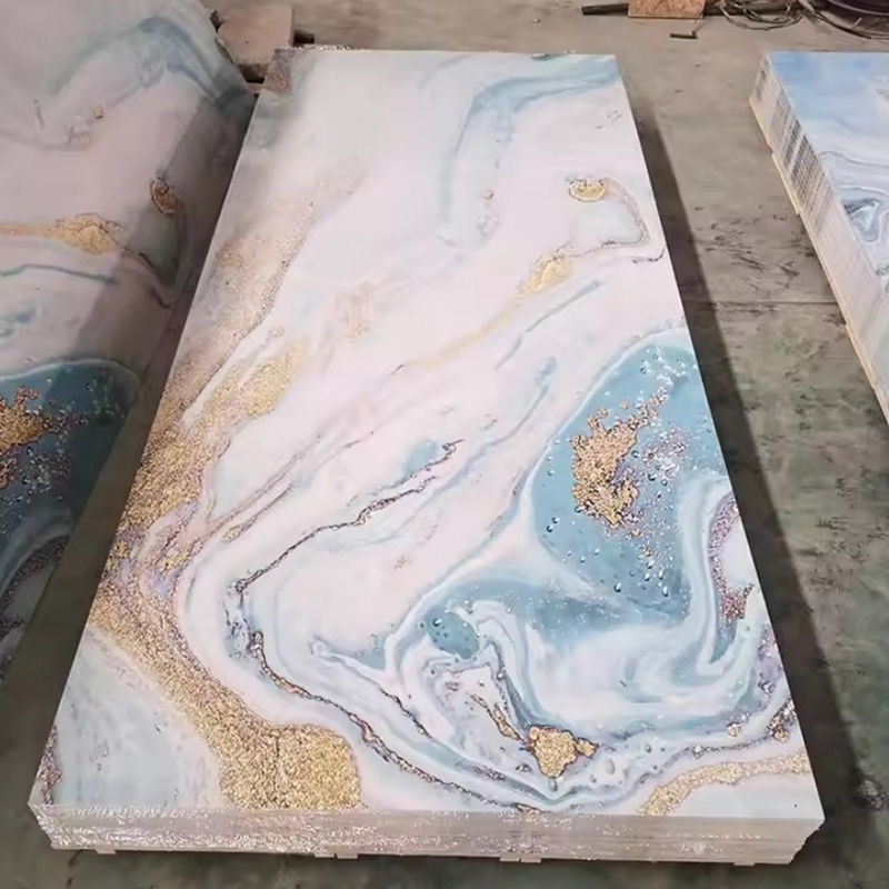 2.5mm Lightweight PVC Marble Sheets Waterproof spc Wall Panels for Interior Decoration