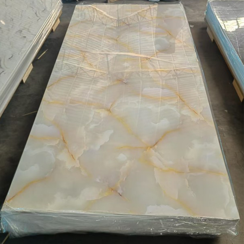 2.5mm Lightweight PVC Marble Sheets Waterproof spc Wall Panels for Interior Decoration