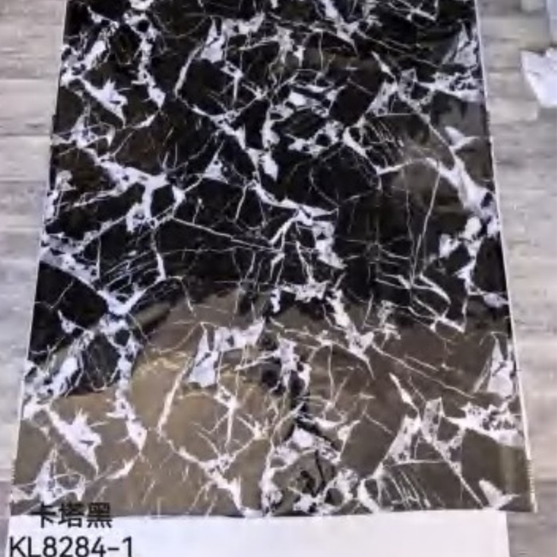 2.5mm PVC Wall Panel UV Marble Sheet for Interior Decoration 3D Printed Design