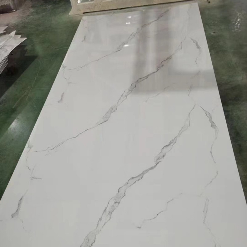 2.5mm PVC Wall Panel UV Marble Sheet for Interior Decoration 3D Printed Design