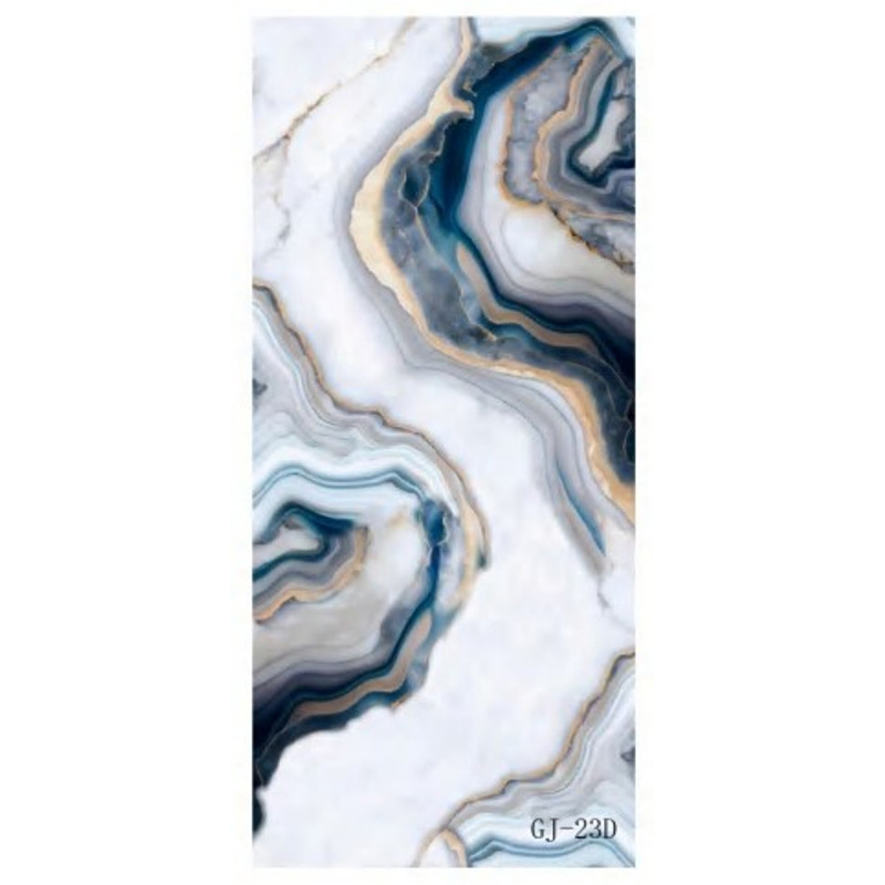 2.5mm Customized Film Series PVC Sheet UV Marble Board Interior Decoration