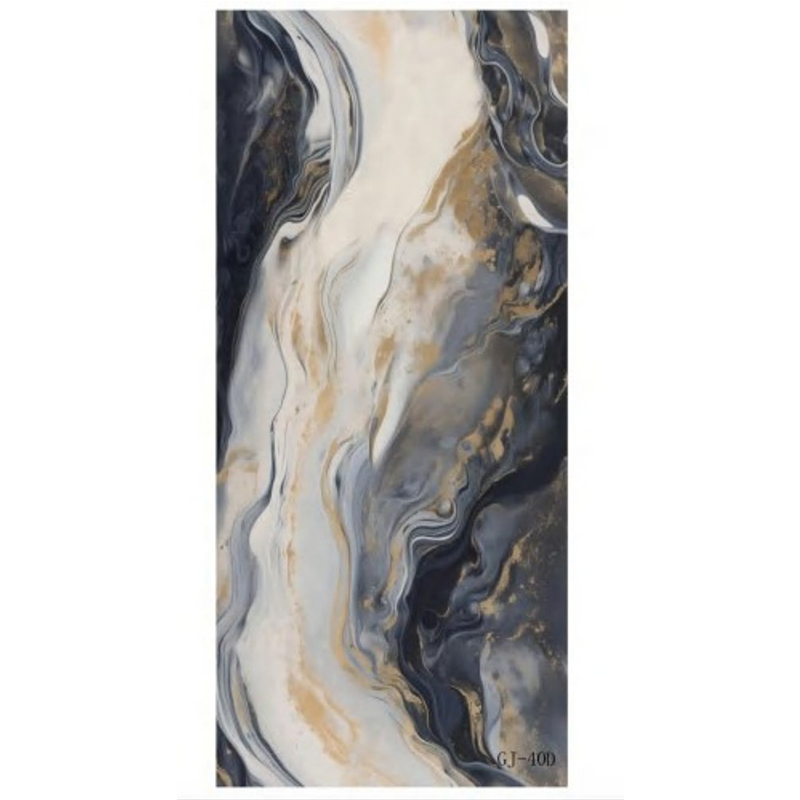 2.5mm Customized Film Series PVC Sheet UV Marble Board Interior Decoration