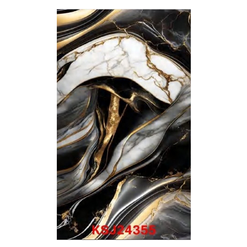 2.5mm Customized Film Series PVC Sheet UV Marble Board Interior Decoration