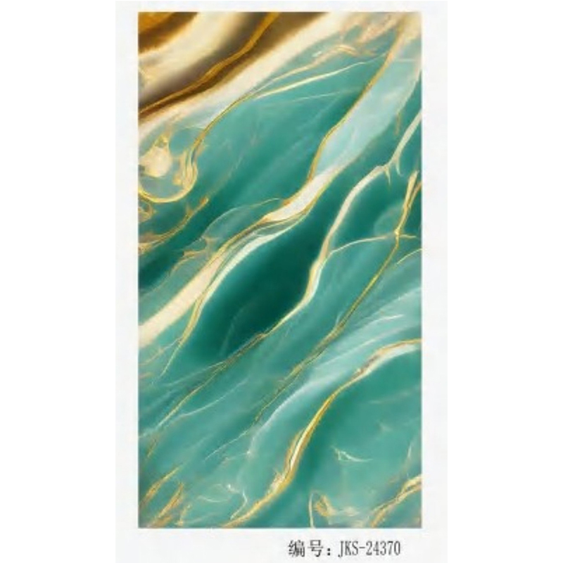 2.5mm Customized Film Series PVC Sheet UV Marble Board Interior Decoration