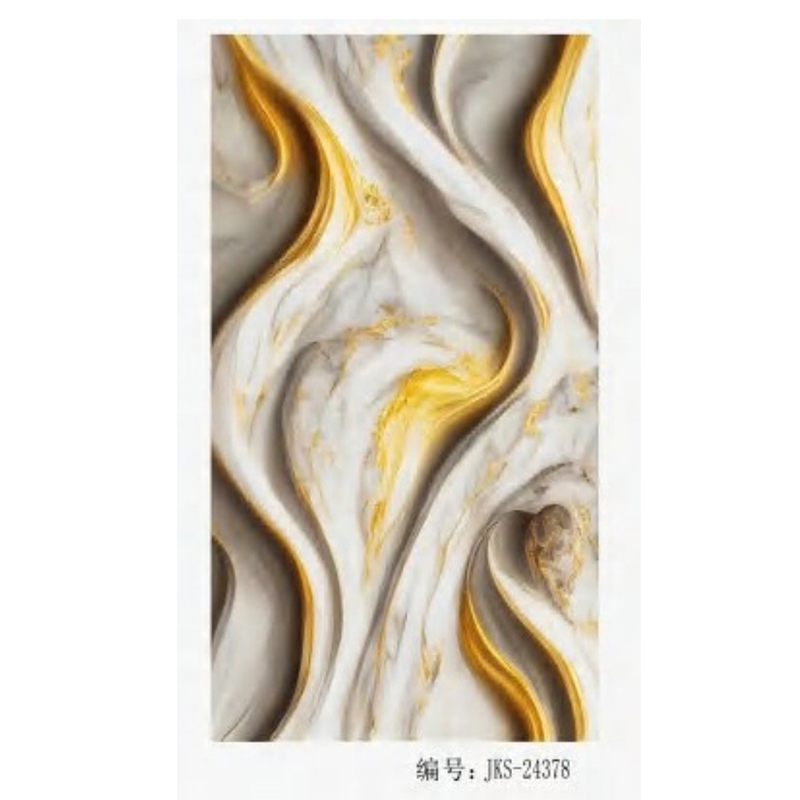 2.5mm Customized Film Series PVC Sheet UV Marble Board Interior Decoration