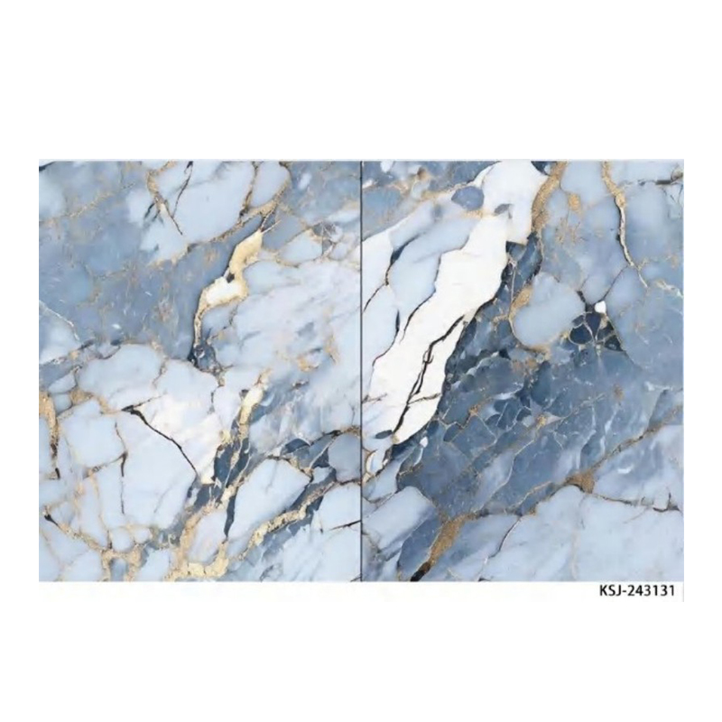 2.5mm Customized Film Series PVC Sheet UV Marble Board Interior Decoration