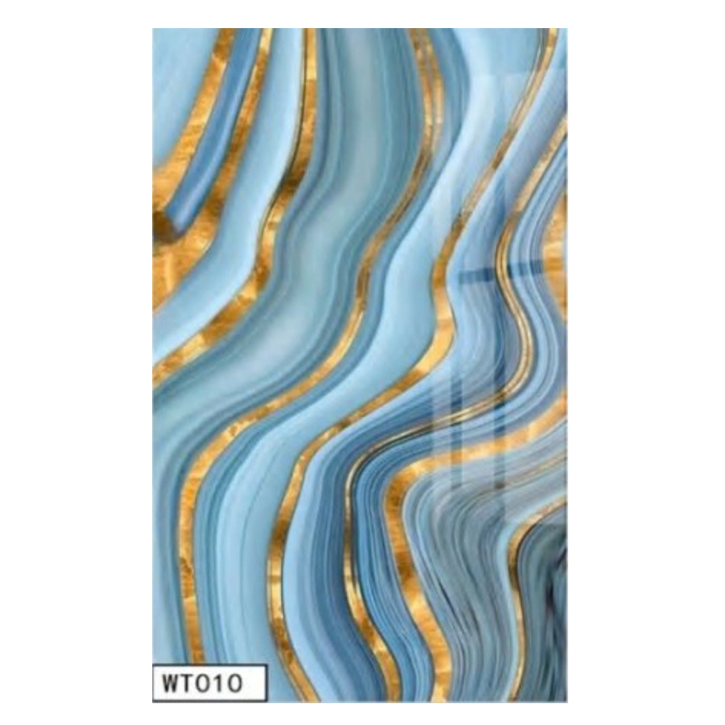 2.5mm Customized Film Series PVC Sheet UV Marble Board Interior Decoration