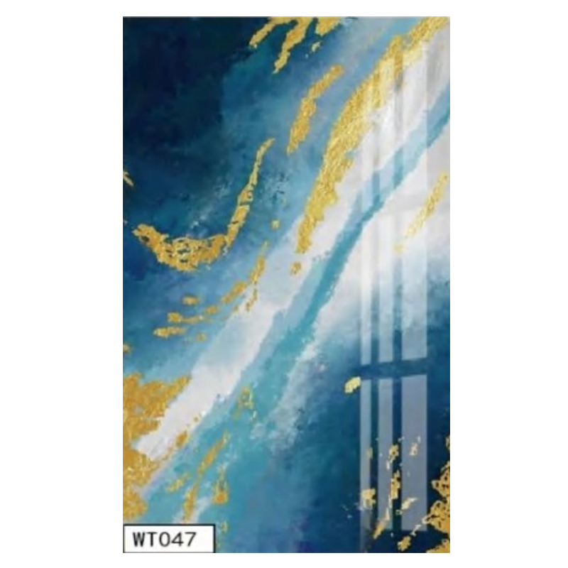 2.5mm Customized Film Series PVC Sheet UV Marble Board Interior Decoration