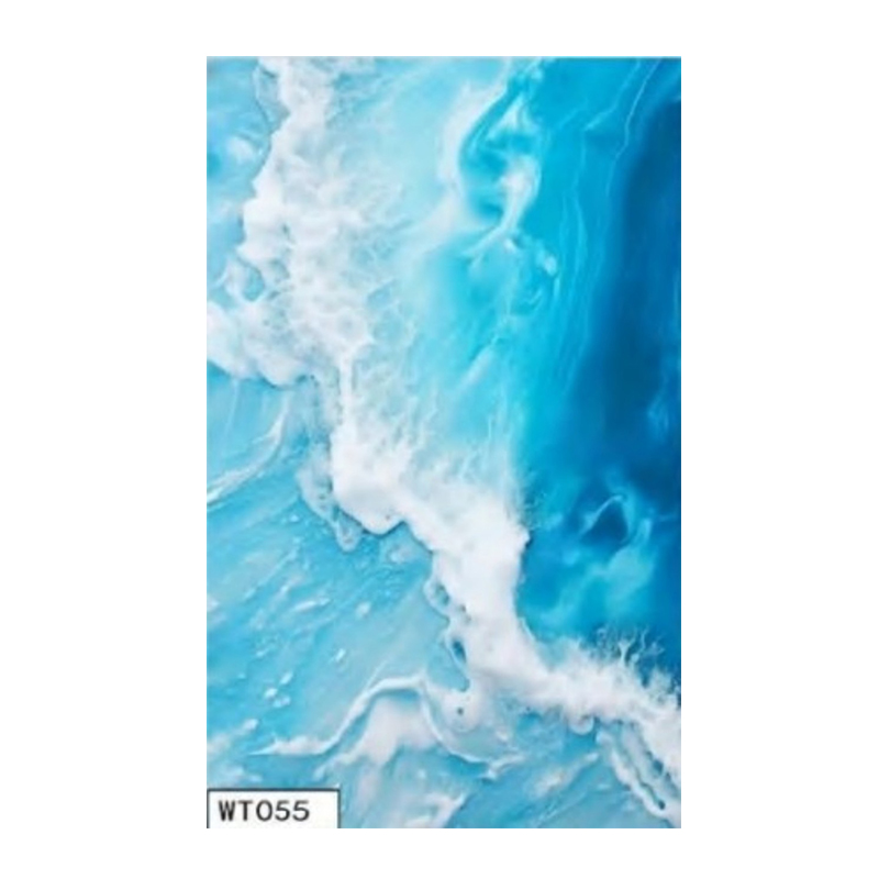 2.5mm Customized Film Series PVC Sheet UV Marble Board Interior Decoration