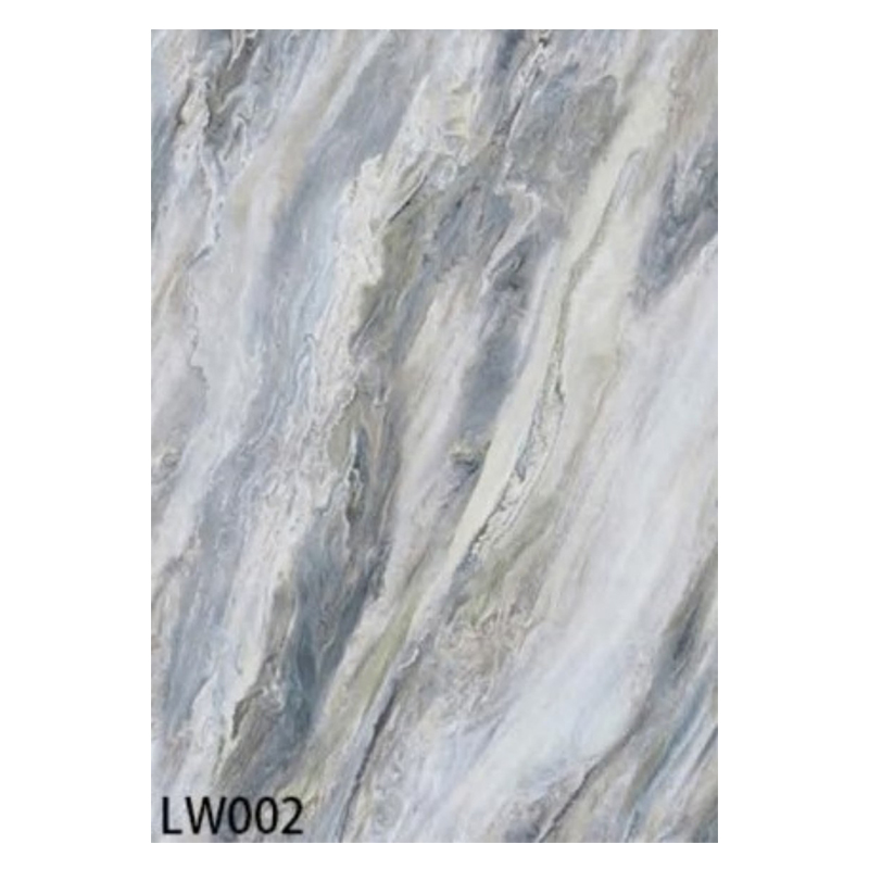 2.5mm Customized Film Series PVC Sheet UV Marble Board Interior Decoration