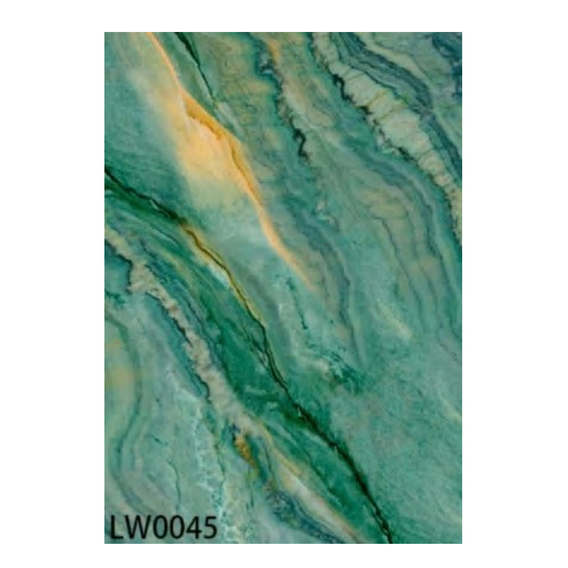 2.5mm Customized Film Series PVC Sheet UV Marble Board Interior Decoration