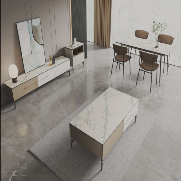 3MM Baikal Calacatta White Sintered Stone for Home&Hotel Decor 