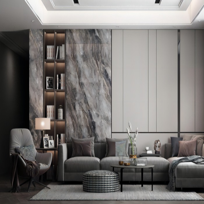 9MM Venice Brown Sintered Stone for Floor Panel Decoration