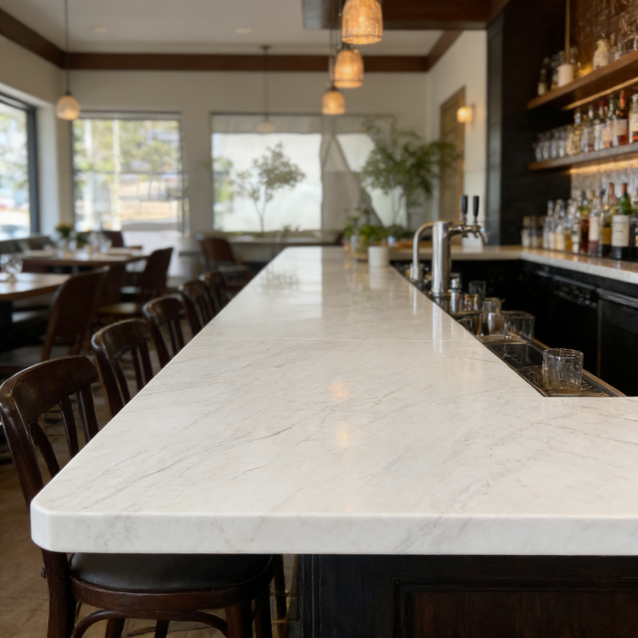 9MM Alice White Sintered Stone Slab Villa Countertop Floor Living Room