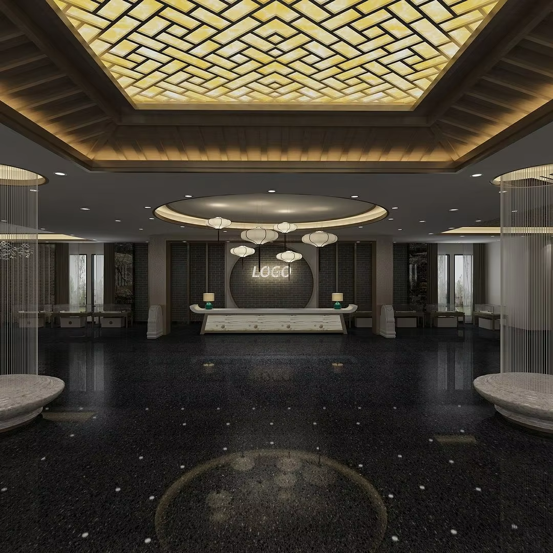 YDSTONE Factory Direct Artificial Stone Floorings Tile Polished Black Terrazzo Tiles 600x600 Cement Tile