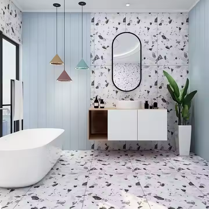 YDSTONE Terrace Interior Decoration Balcony Terrazzo Floorings Tiles Wholesale Price Artificial Stone