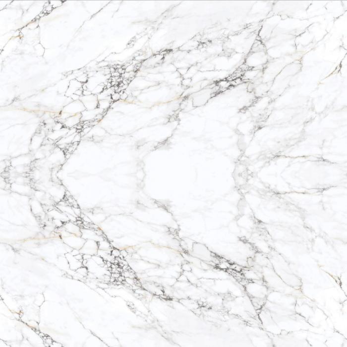 12mm Glossy Artificial New Snow Domain White Sintered Stone Slab