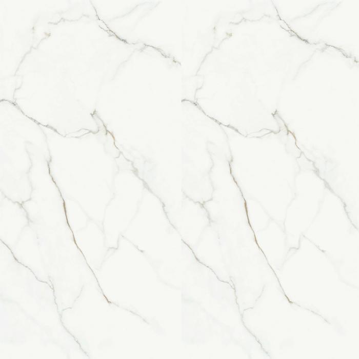 12mm Porcelain Tile Artificial White with Light Grey Vein Sintered Stone Floor