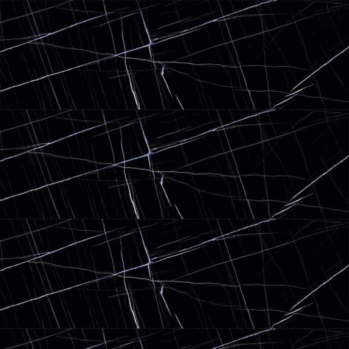 15MM Honed Surface Finished Black Pattern Sintered Stone