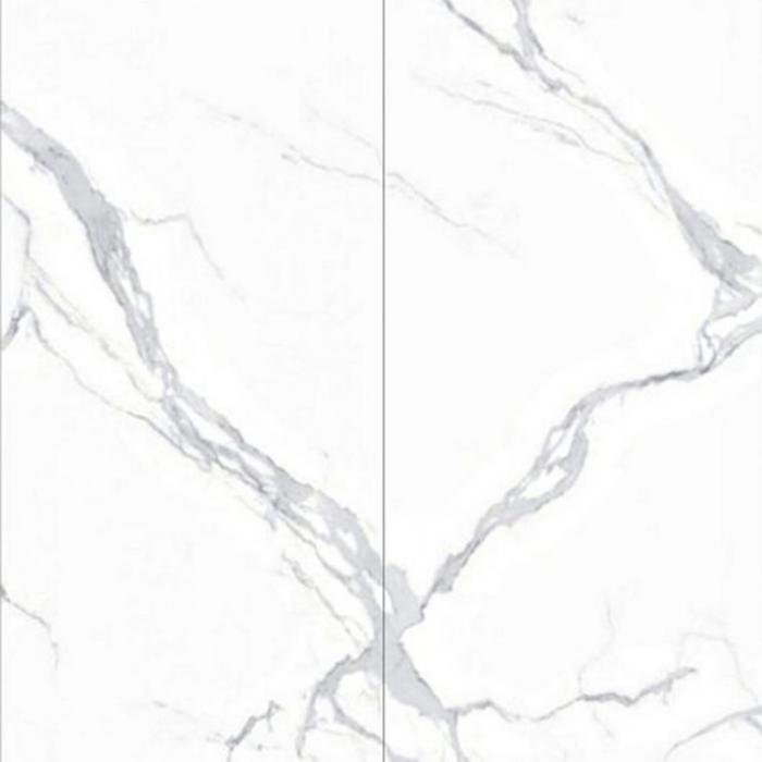 9MM Victoria White Sintered Stone Honed Slab Durable Construction Material 
