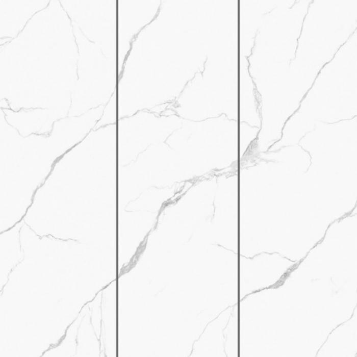 9MM Calacatta White Big Slabs Tiles Sintered Stone Honed Surface Home Decoration