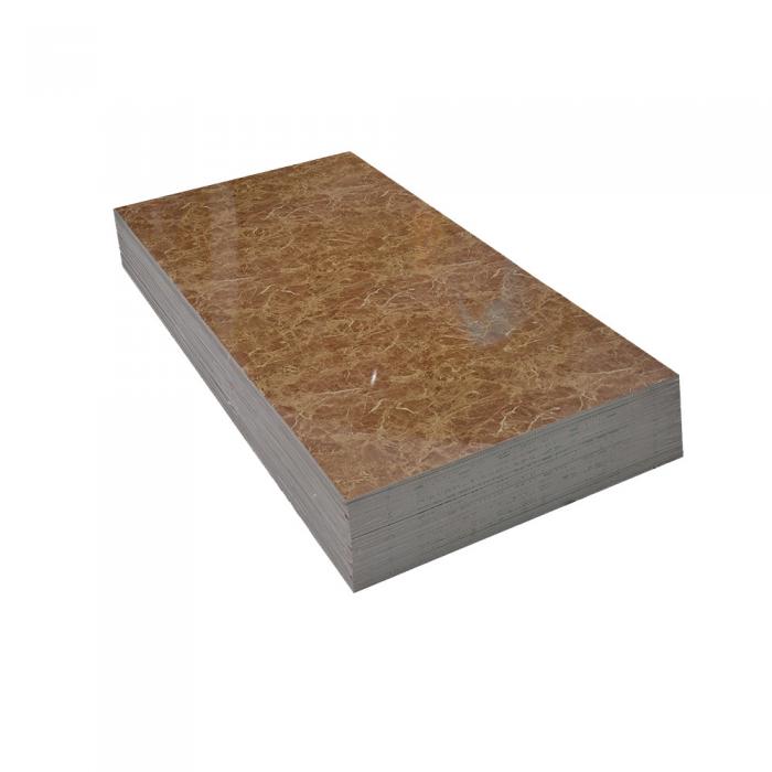 2.5mm UV Panel High Glossy Pvc Marble Sheet 3D Printed Design